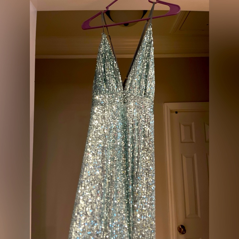 Elegant Sequin Prom Dress
